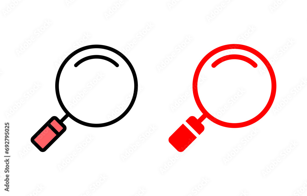 Search icon set illustration. search magnifying glass sign and symbol Search icon set illustration. search magnifying glass sign and symbol