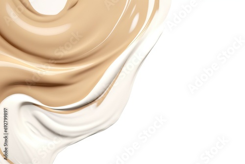 background white smear cream colors two Beige background foundation glamour template swatch isolated liquid fashion makeup paint smudged pattern smudge product stroke skin facial texture footed