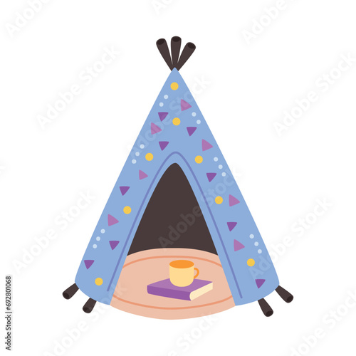 girl teepee design