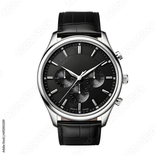 simple watch isolated on transparent or white background