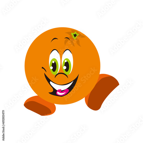 Make a Professional Orange Cartoon Vector