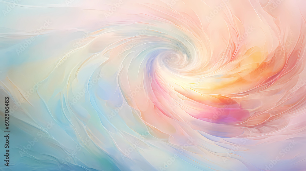 Ethereal Watercolor Whirl - obrazy, fototapety, plakaty 