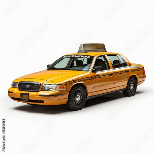 Taxi Cab with Another Cab on Top