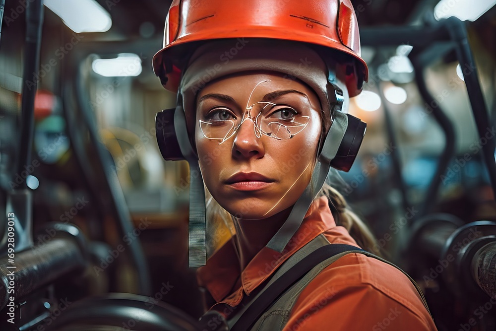 technology created gear safety h hard wearing woman men work safetygear