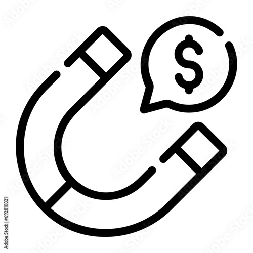 steal Line Icon