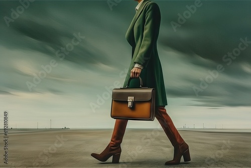 image briefcase brown carrying co green woman briefcase 1 person man walking city life outdoors adult businessman suit bag business lifestyle elegance young caucasian ethnicity fashion