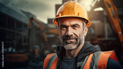 man working on a construction site construction