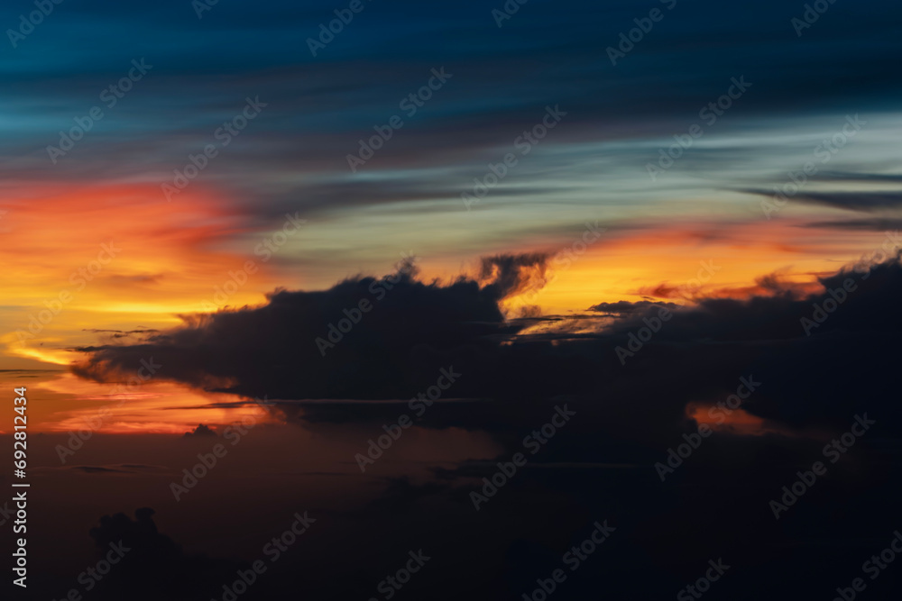 Obraz premium sunset over the sky