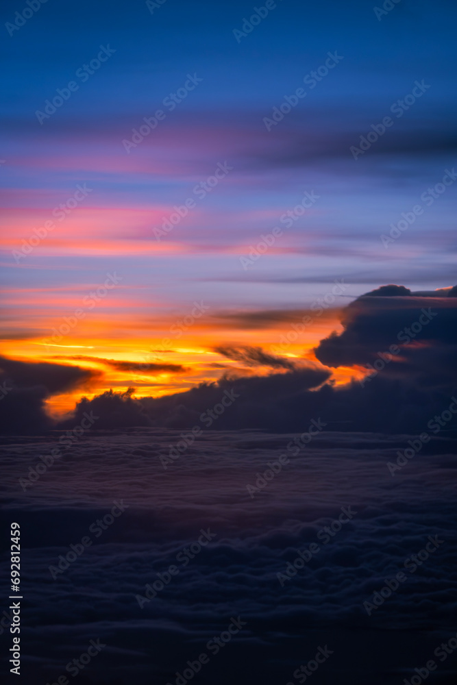 Obraz premium sunset at the sky