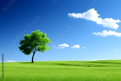 tree on the field  green planet earth  renewable energy light bulb with green energy  Earth Day or environment protection Hands protect forests that grow on the ground and help save the world  solar p