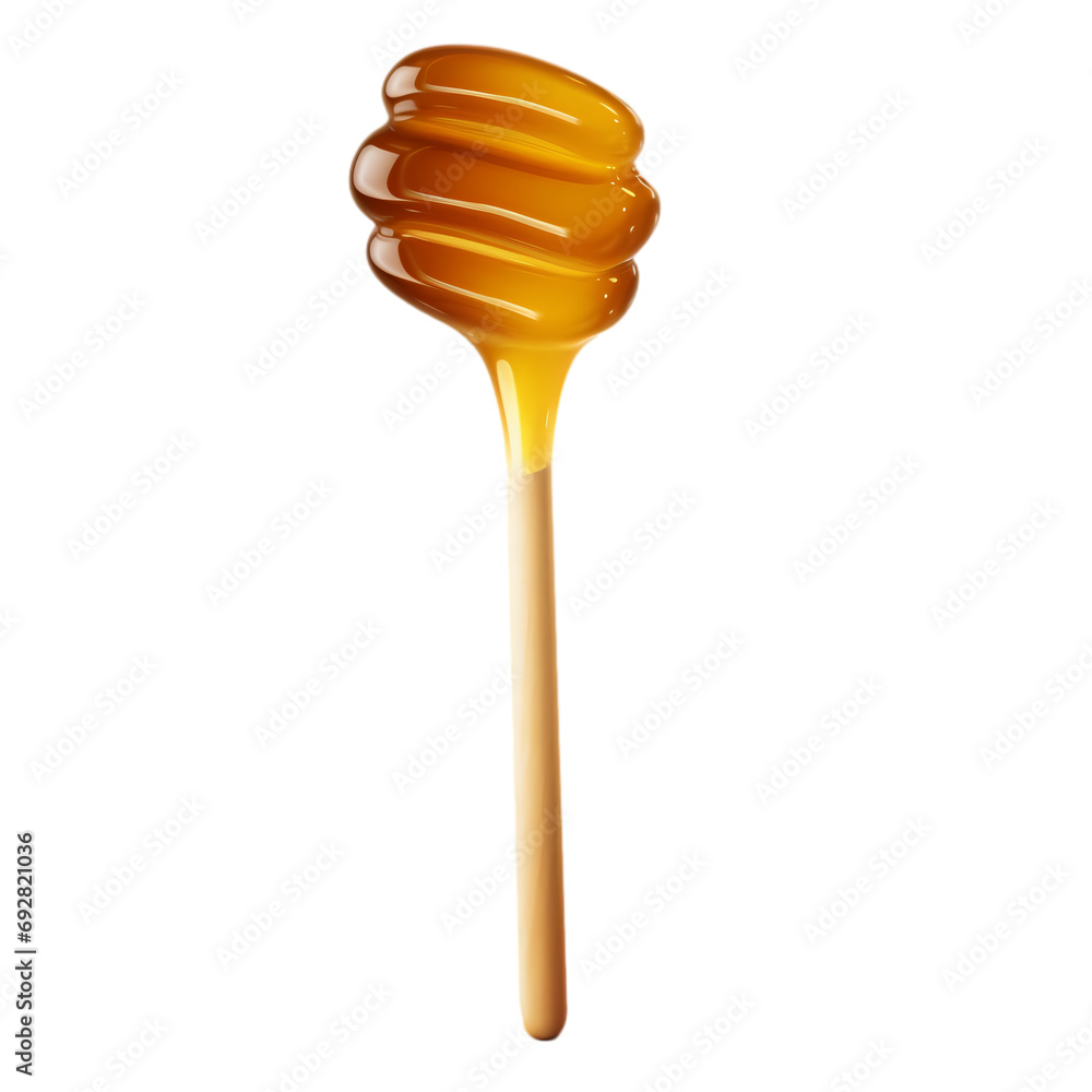 Honey stick isolated on transparent background Honey stick isolated on transparent background