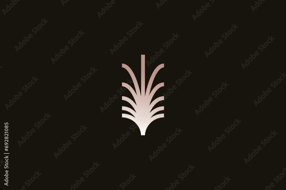Palm logo design icon vector template Palm logo design icon vector template