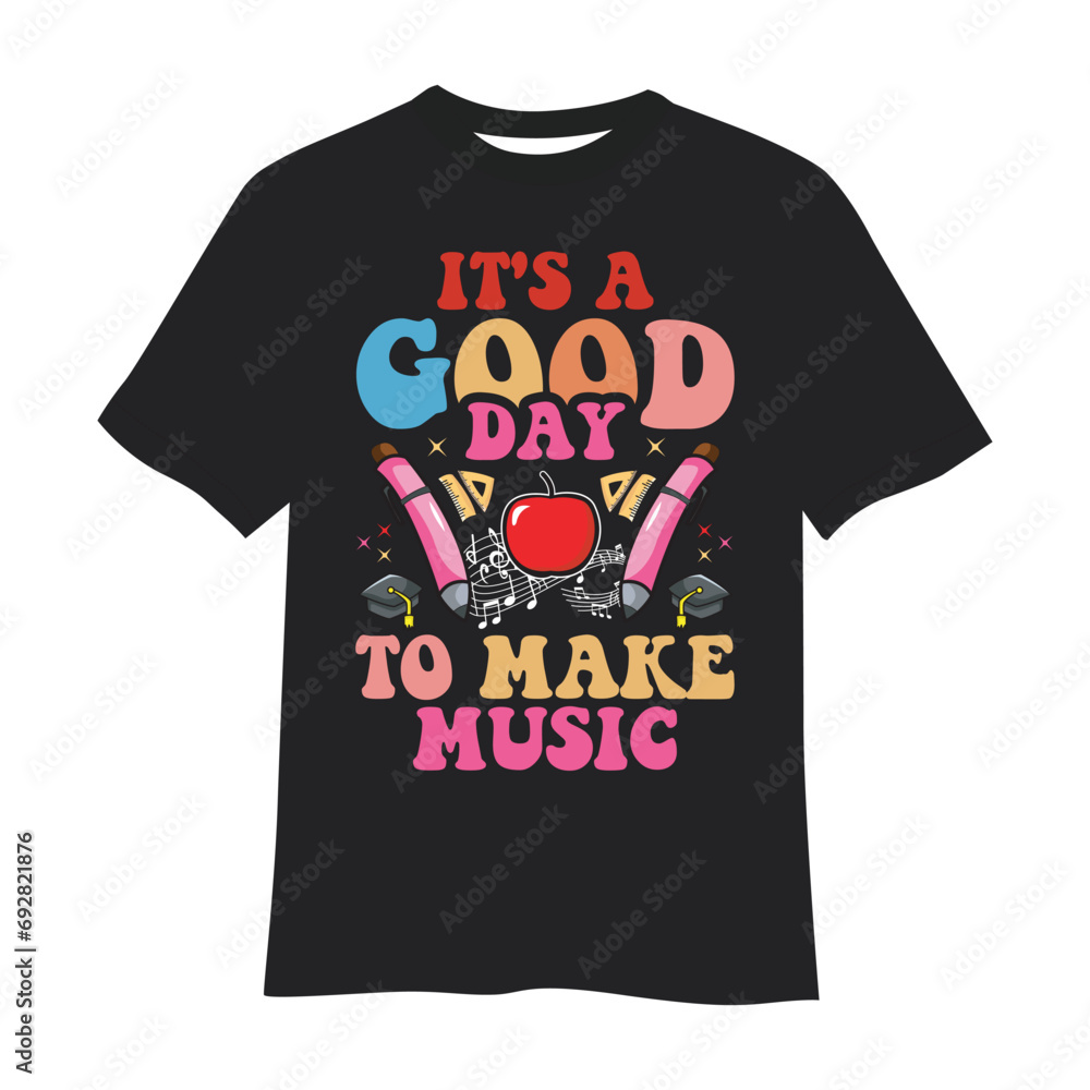 School Teacher T-shirt Design, Music Teacher Shirt, Vector Teacher T-shirt Design, T-shirt Design For School Teacher School Teacher T-shirt Design, Music Teacher Shirt, Vector Teacher T-shirt Design, T-shirt Design For School Teacher