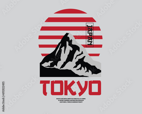Photography Tokyo stylish t-shirt and apparel abstract design