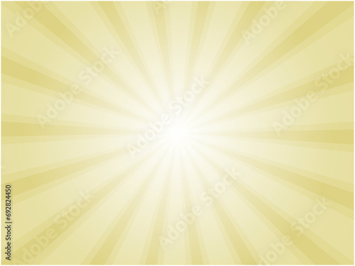 うっすらぼんやりとしたピンボケ風集中線背景素材_イエロー