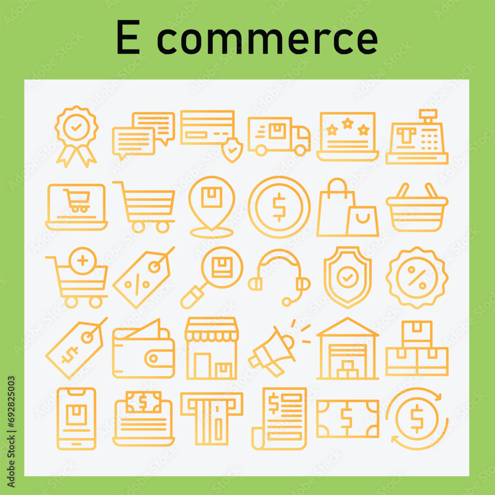 Marketing gradient Icons Set. Content, Search, Strategies, Marketing, Ecommerce, Branding Marketing gradient Icons Set. Content, Search, Strategies, Marketing, Ecommerce, Branding