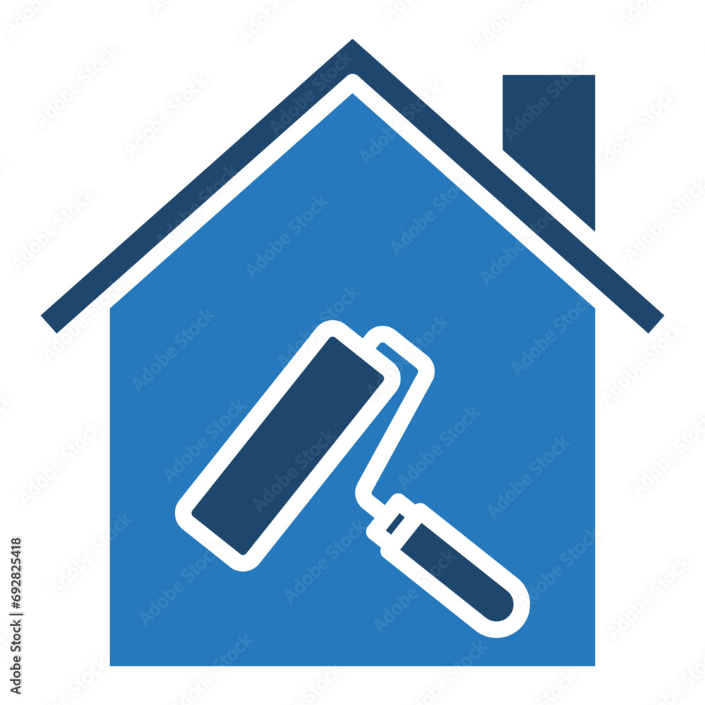 Renovation icon line vector illustration