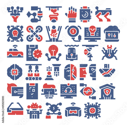 intelligence innovation online icon pack