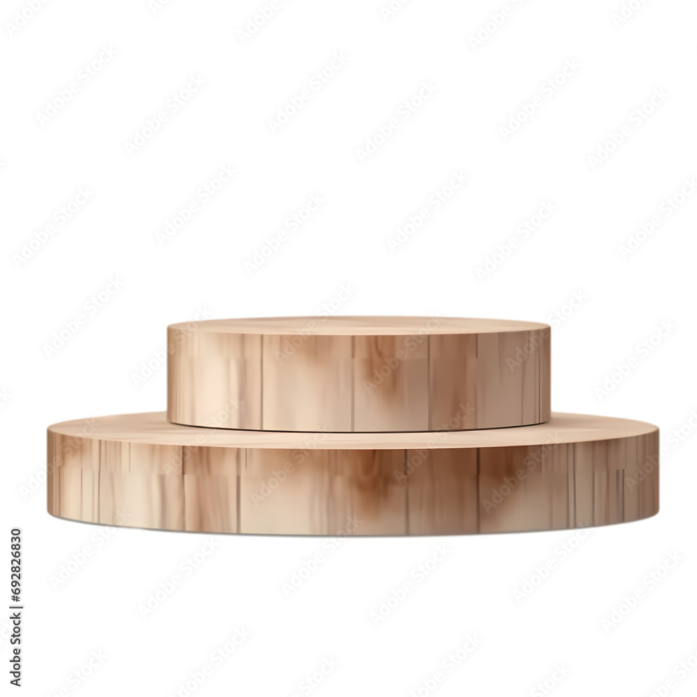 Wooden podium isolated on transparent background Wooden podium isolated on transparent background