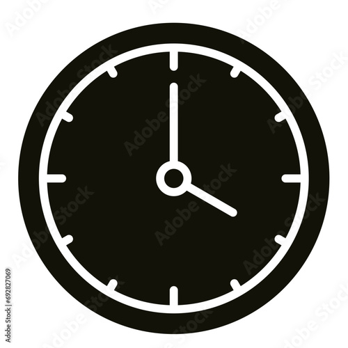 Clocks icon line vector illustration