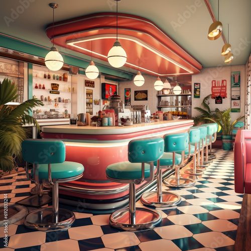 Quirky Retro Diner Interior Concepts