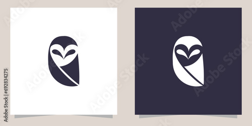 owl logo design vector