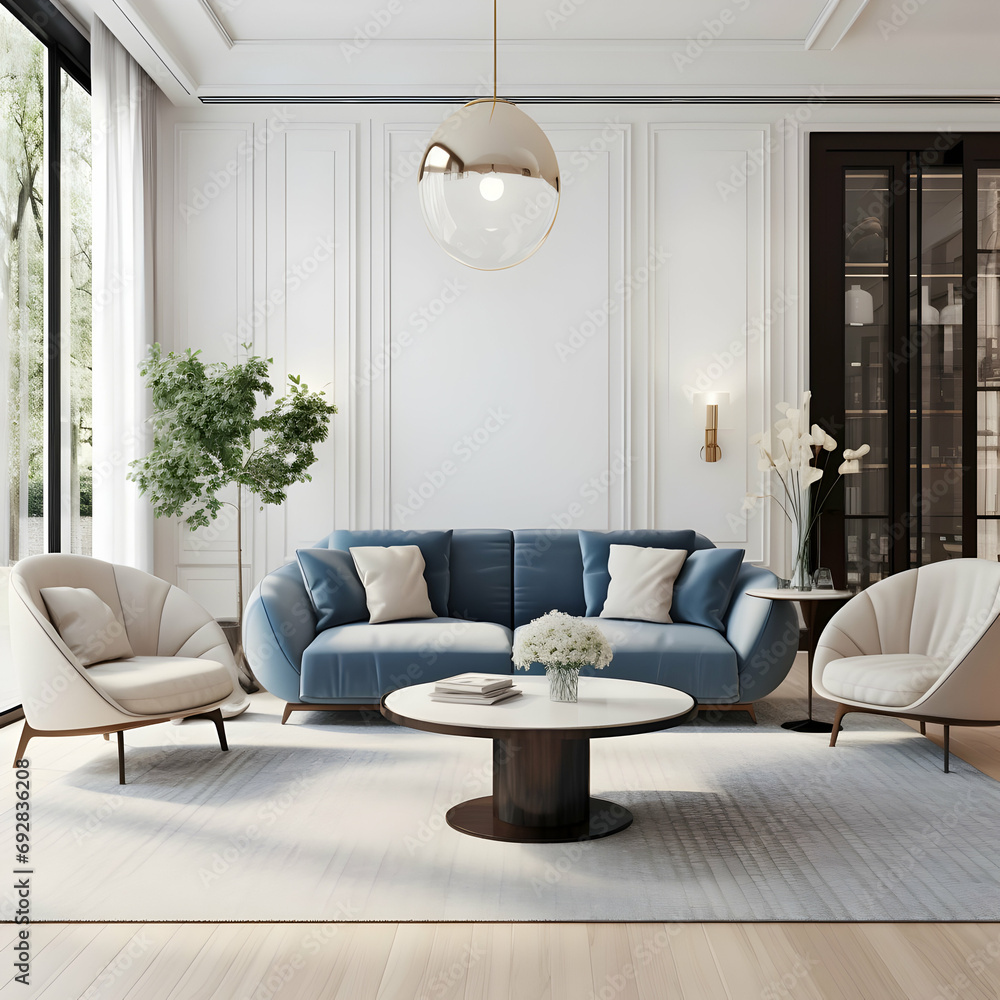 Fototapeta premium modern living room 
