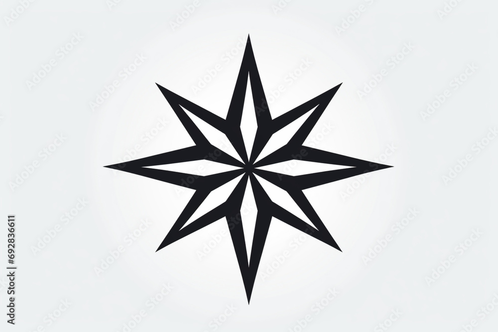 Fototapeta premium illustration of a star