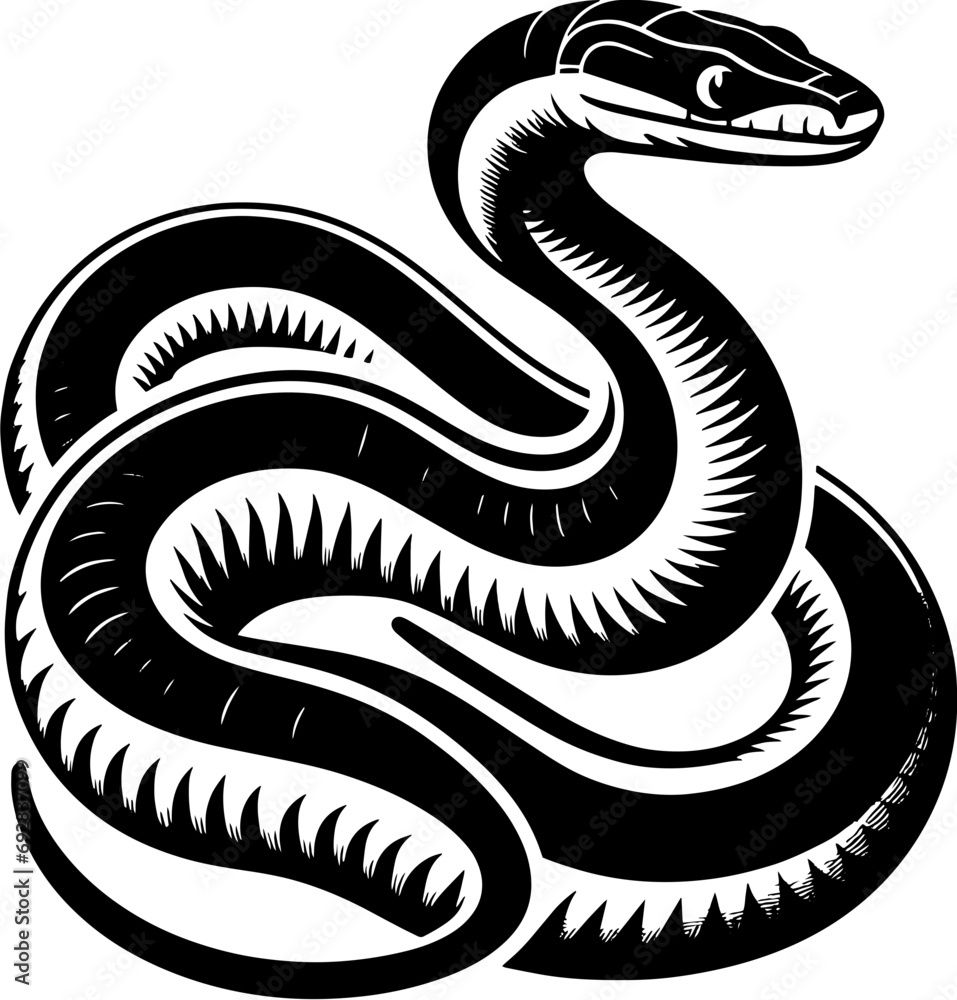 Fototapeta premium Palaeophis icon 11
