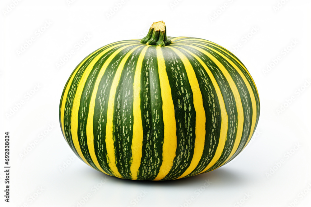 pumpkin watermelon  isolated on white background