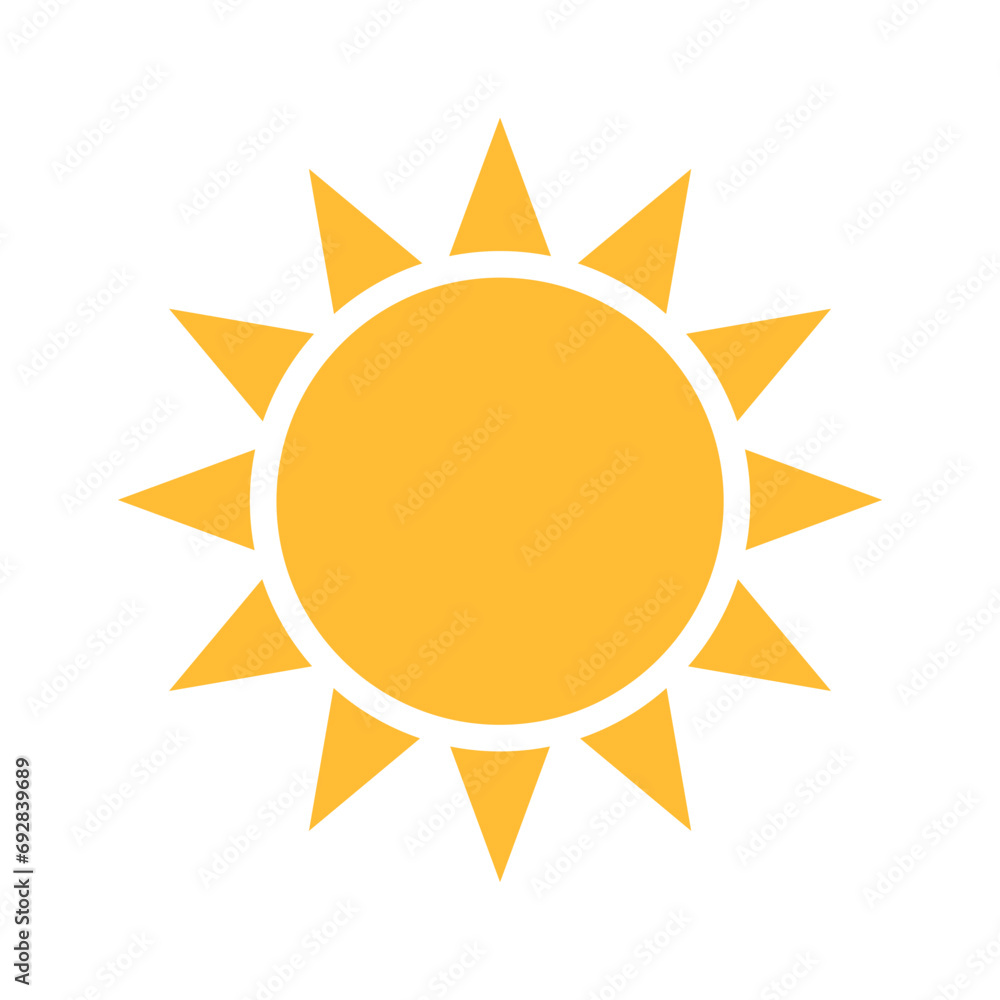 Sun icon vector for your web design, logo, UI. illustration Sun icon vector for your web design, logo, UI. illustration