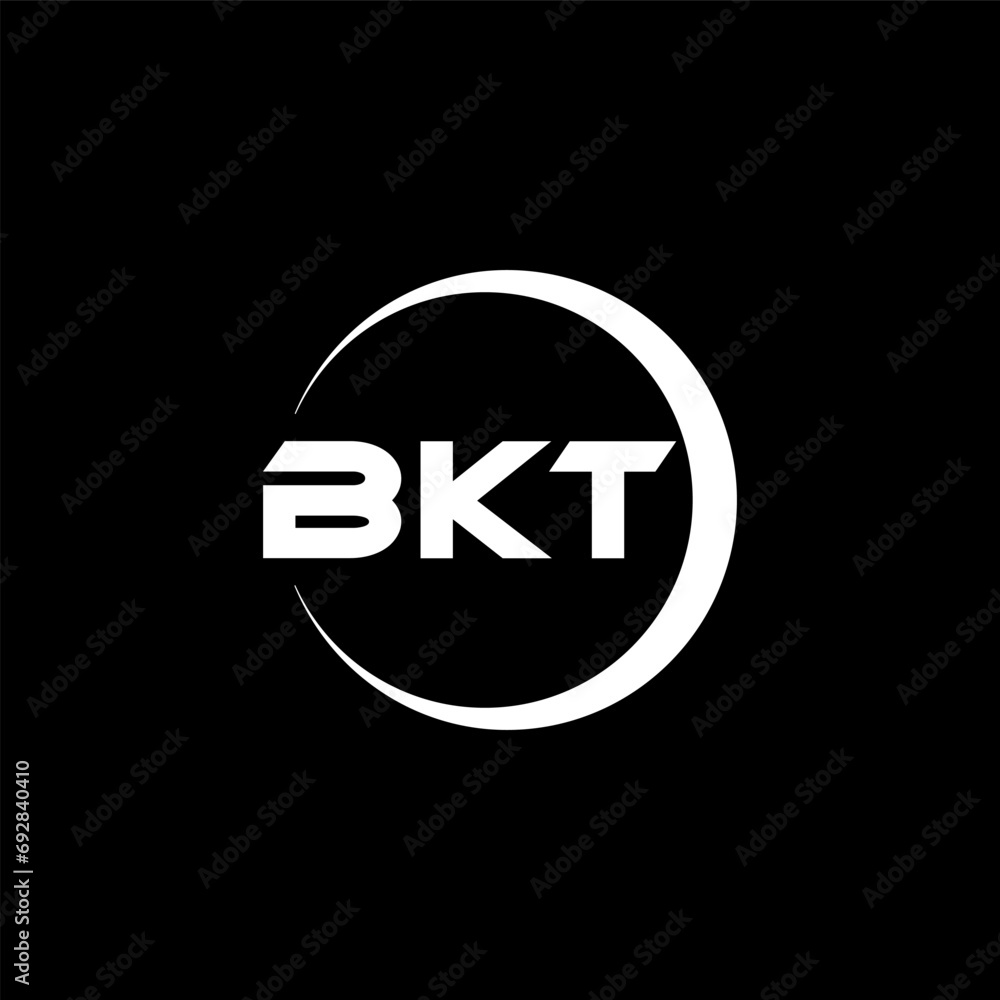 BKT letter logo design with black background in illustrator, cube logo, vector logo, modern alphabet font overlap style. calligraphy designs for logo, Poster, Invitation, etc. BKT letter logo design with black background in illustrator, cube logo, vector logo, modern alphabet font overlap style. calligraphy designs for logo, Poster, Invitation, etc.