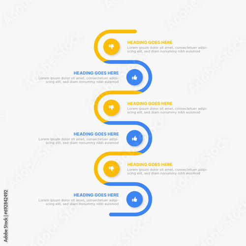 Dos and Don’ts Comparison Infographic Design Template