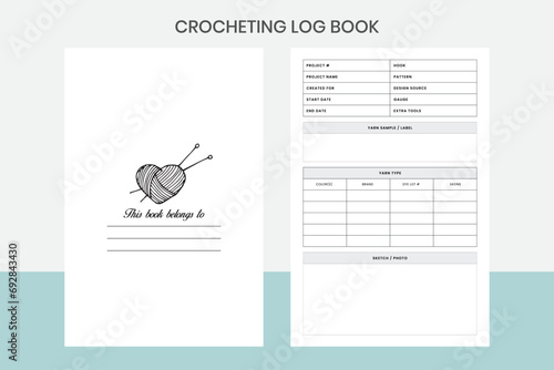 Crocheting Log Book Kdp Interior