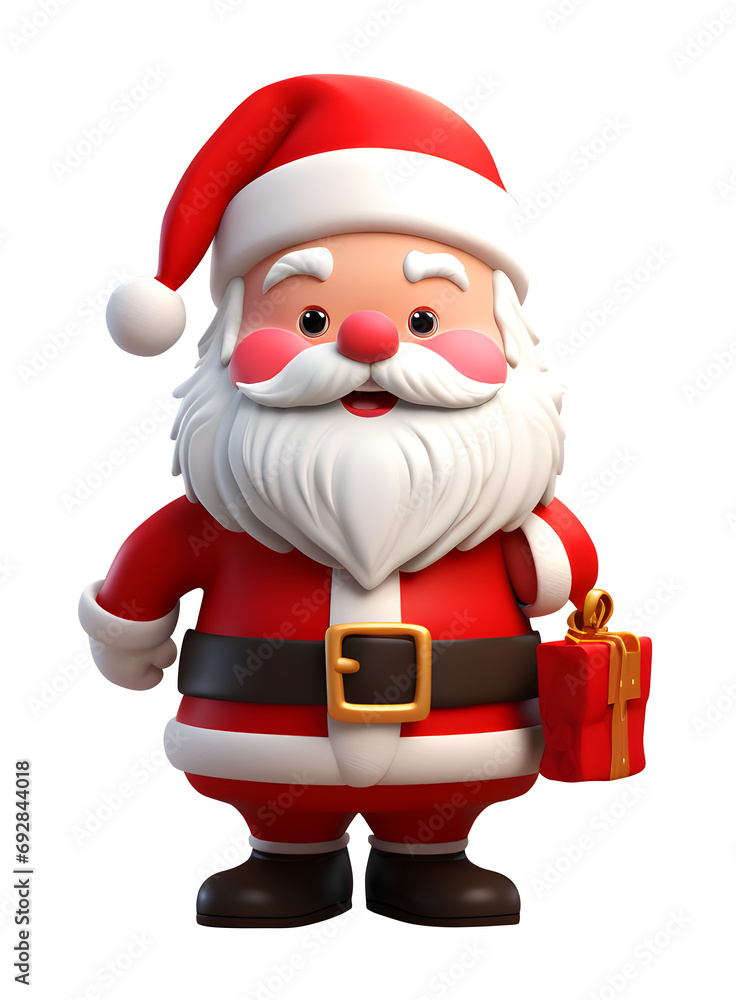 cute 3d render, santa cluas, christmas, PNG File, isolated background. cute 3d render, santa cluas, christmas, PNG File, isolated background.