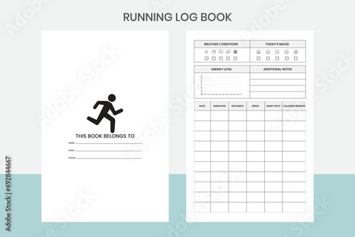 Running Log Book Kdp Interior photo