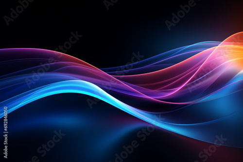 abstract background with waves