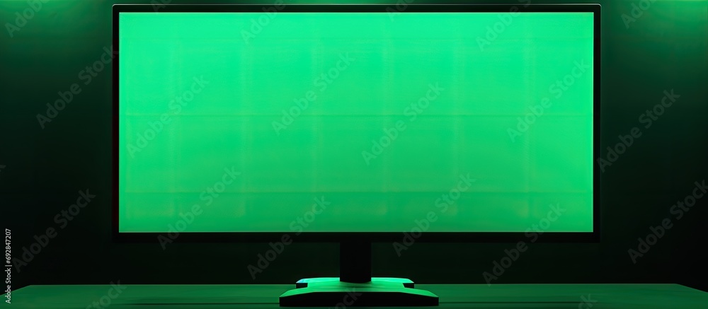 Computer monitor prompts for login credentials on green screen. Stock ...