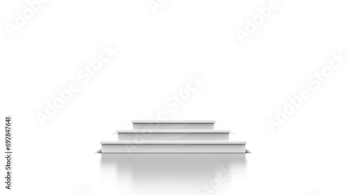 3D podium design on transparent background PNG (ID: 692847641)