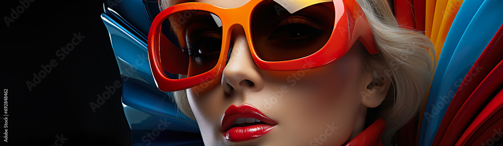 Φωτογραφία llustration On The Topic Of Fashion And People, Cinema And Health, Elegance And Cosmetics