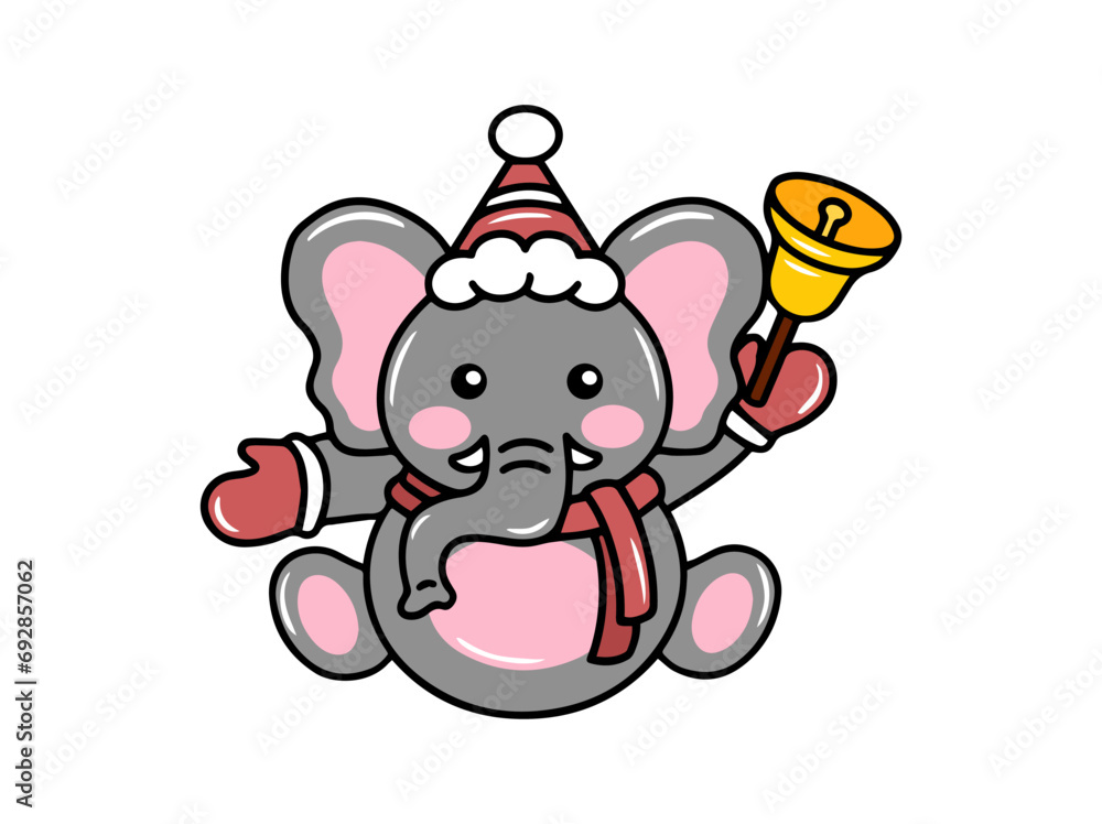 Elephant Cartoon for Christmas Day
Elephant Cartoon for Christmas Day