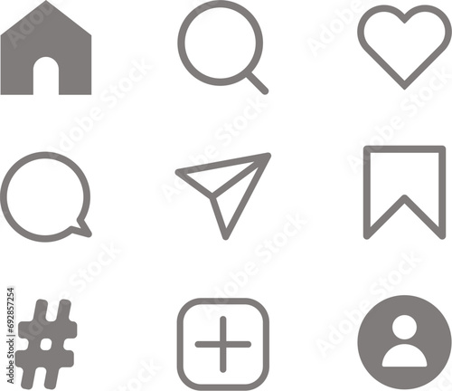 SNSアイコン_シンプル