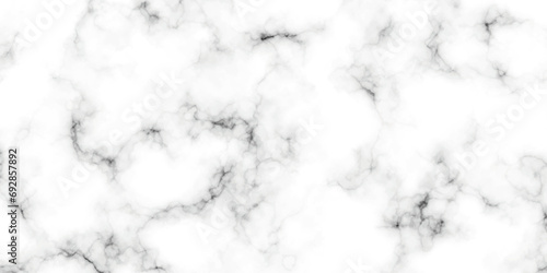   White marble texture Panoramic white background. marble stone texture for design. Natural stone Marble white background wall surface black pattern. White and black marble texture background.