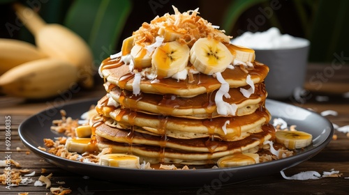 syrup stack pancake food illustration butter breakfast, brunch flapjack, griddlecakes crepe syrup stack pancake food