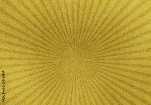 朝日、大和の金箔の背景デザイン素材イラスト、和柄、和風、日本、金紙、金色 