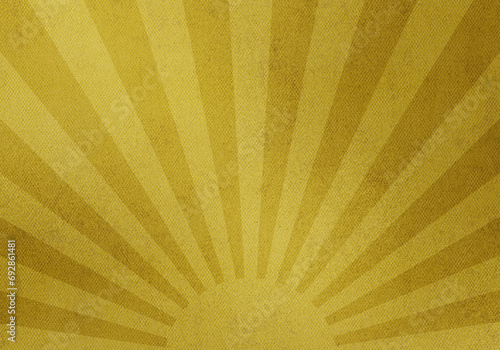 朝日、大和の金箔の背景デザイン素材イラスト、和柄、和風、日本、金紙、金色 