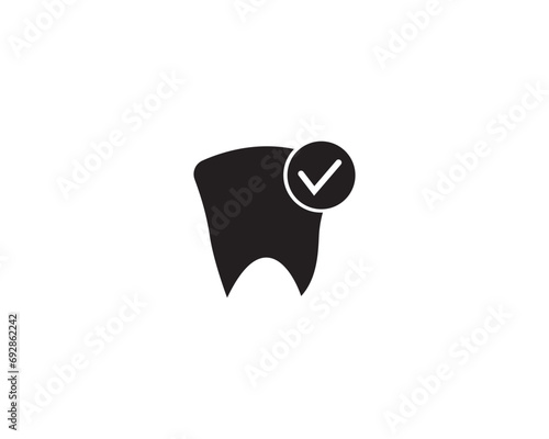 Dental tooth care icon vector design illustration