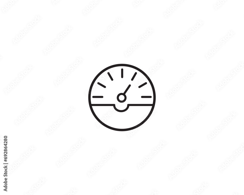 Gauge icon vector symbol design illustration Gauge icon vector symbol design illustration