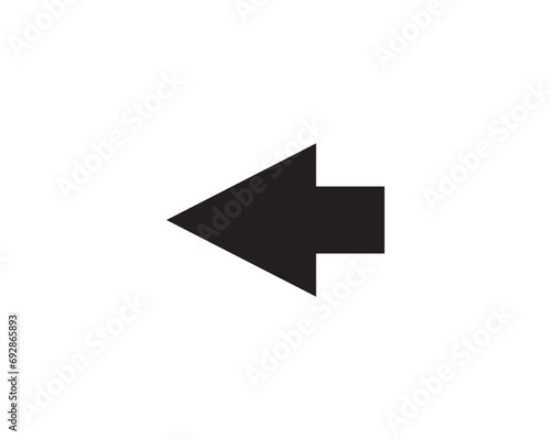 Free Download Left arrow icon design illustration - GFXLoad