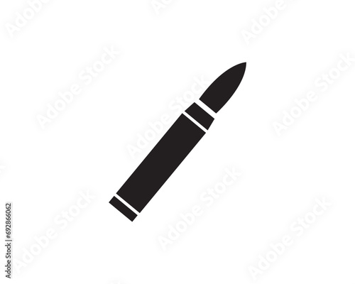 Missile attack fire icon vector symbol design illustration